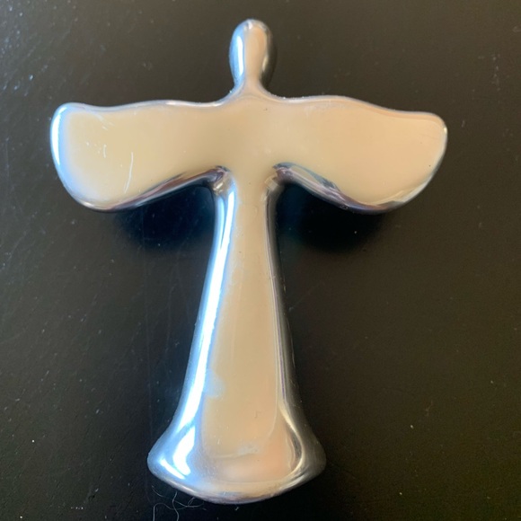 HOSELTON | Vintage Aluminum Angel Sculpture - Picture 6 of 6